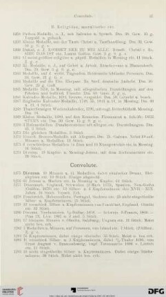 Convolute (Nr. 1275-1285)