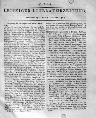 1802-10-07 : 85. Stück