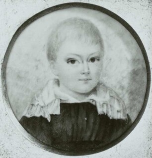 Kinderbildnis Max Maria von Webers, des ältesten Sohnes Carl Maria von Webers