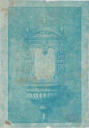 Dolmetsch, Heinrich; Zündholzbehälter - Entwurf (Ansicht)