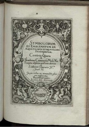 4: Symbolorum & Emblematum ... Centuria .... 4