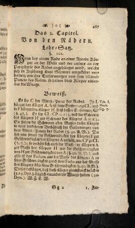 467-478, 3. Capitel (§ 101 - 122)