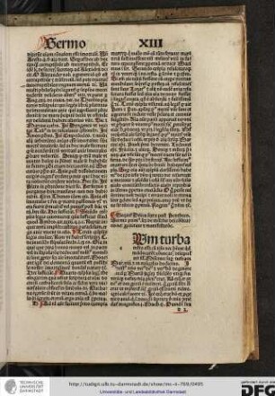 Sequitur dominica sexta post penthecosten sermo primus scilicet de misericordie dei consecutione, proprietate et manifestatione.