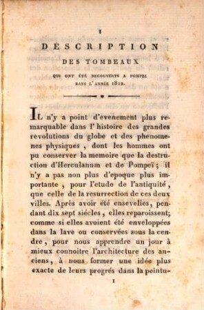 Description des Tombeaux de Pompei