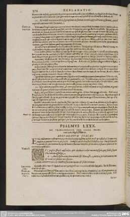 Psalmus LXXX