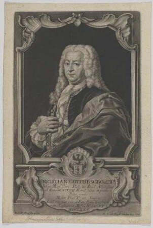 Bildnis des Christian Gottlib Schwarzius