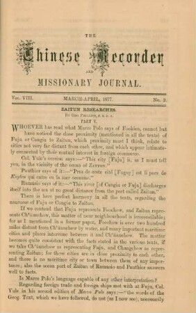 No. 2. March - April, 1877