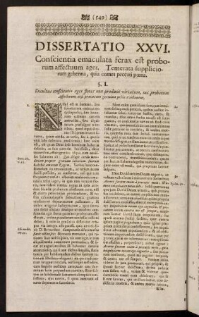 550-568, Dissertatio XXVI.