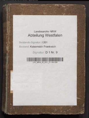Audienzprotokolle des Ziviltribunals der ersten Instanz des Arrondissements Münster.