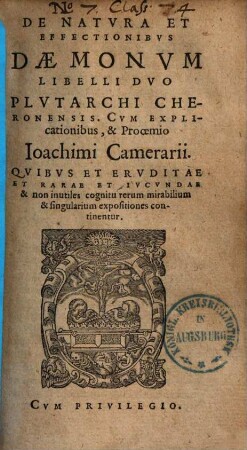De natura et effectionibus daemonum libelli duo