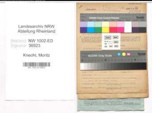 Entnazifizierung Moritz Knecht, geb. 18.10.1901 (Lehrer)