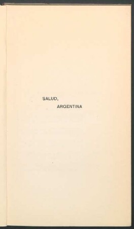 Salud, Argentina
