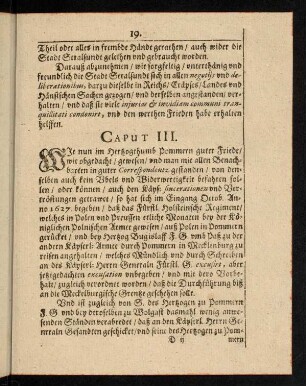 19-33, Caput III. - Caput V.