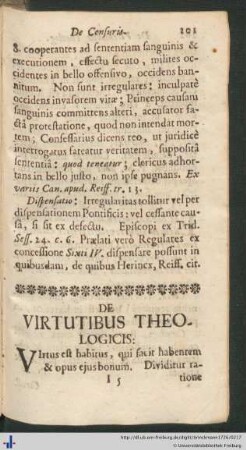 De Virtutibus Theologicis