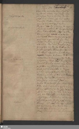Bl. 16r-18v: [Schreiben Augusts Herzog zu Sachsen-Weißenfels betreffend Aufnahme seines Vetters Sylvius Friedrich Herzog zu Würtemberg und Teck in den Palmenorden; dat. Hall, 9. August 1677.]