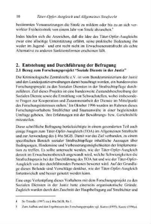 10-20, 2. Entstehung und Durchführung der Befragung