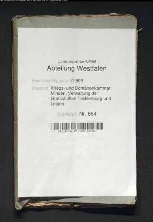 Befreiung des Kolonen Kämper zu Kappeln (Cappeln) vom Leibeigentum und Verwandlung seines Kottens in ein Erbzinsgut