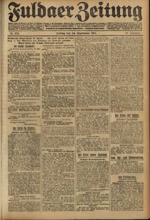 Ausgabe vom Freitag, den 24. September 1915.