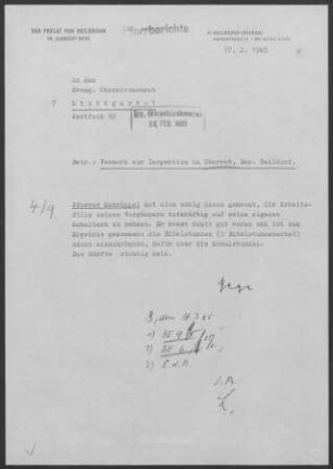 Oberrot mit Hausen/Rot: Inspektionsbericht 1965