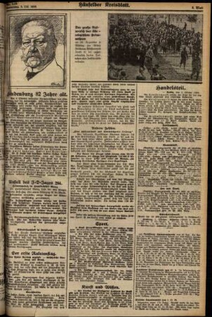 Zweite Ausgabe vom Donnerstag, den 03. Oktober 1929.