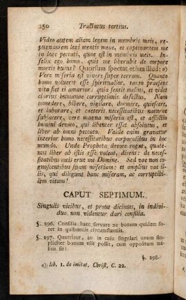 250-262, Caput Septimum. Singulis vicibus, et prout dicimus, ... - Caput Octavum. Argumenta adversa expenduntur.