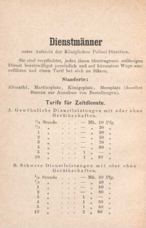Dienstmänner.