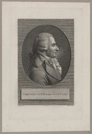 Bildnis des Christian Gottfried Schultze
