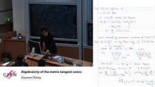 Algebraicity of the metric tangent cones