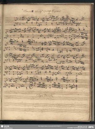 Sonata III. ... Wagenseil