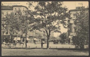 Ansichtskarte "Blick vom Belle-Alliance-Platz nach der Lindenstraße"