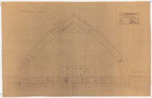 Haus des Rundfunks, Berlin-Charlottenburg: Grundriss Fundamente 1:200