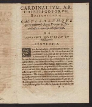 2r-12v, Cardinalium Archiepiscoporum...