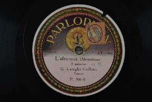 L'africana : O paradiso / (Meyerbeer)