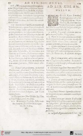 Ad Librum XIII. annalium notae