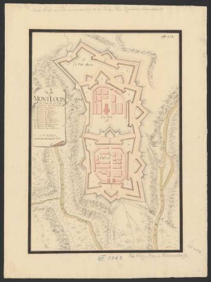 Plan de Mont Louis