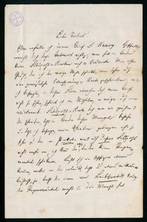 Brief vom 11. September 1870