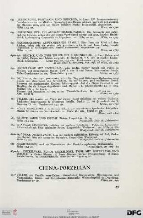 China-Porzellan (Nr. 672-683)