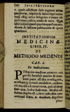 Liber IV. De Methodo Medendi.
