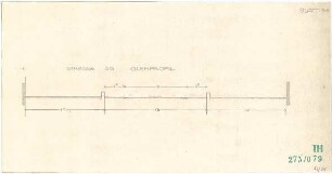 Fischer, Theodor; Bad Kissingen; Baulinien- und Bebauungspläne - Straße 55 (Querprofil)
