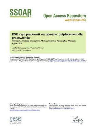 ESP, czyli pracownik na zakręcie: outplacement dla pracowników