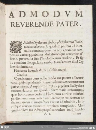 Admodum reverende pater