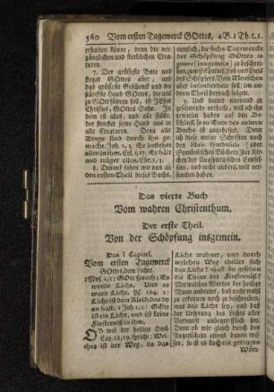 Das vierte Buch Vom wahren Christenthum.