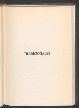 Tradicionales