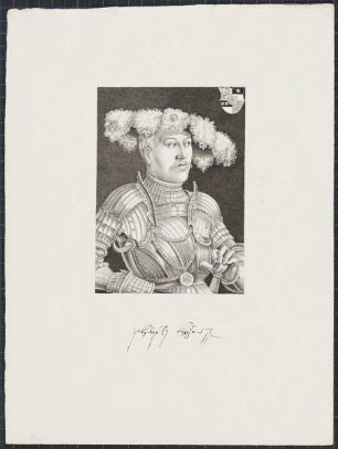 Icones Professorum Marpurgensium — Bildnis des Landgrafen Philipp des Großmütigen von Hessen (1504-1567)