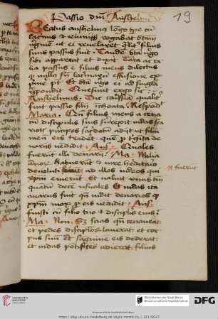 Planctus (Dialogus) Mariae virgines et Anselmi de passione domini