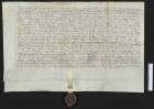 Conrad Finck zu Poppenweiler reversiert für ein Schollenlehen des Klosters Steinheim.