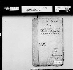 Von Christian Heinrich Schmidt aus Steinheidel zu entrichtender Kanon [Abgabe]