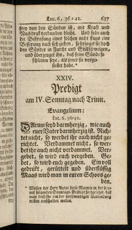 637-639, Evangelium: Darum seyd ...; Eingang