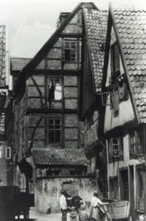 Hof-Apotheke, Rückansicht. Detmold. Lange Straße, Meierstraße