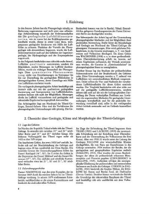2. Übersicht über Geologie, Klima und Morphologie des Tibesti-Gebirges